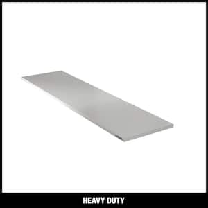 84 in. Stainless Steel Work Surface for Heavy Duty Welded Steel Garage Storage System