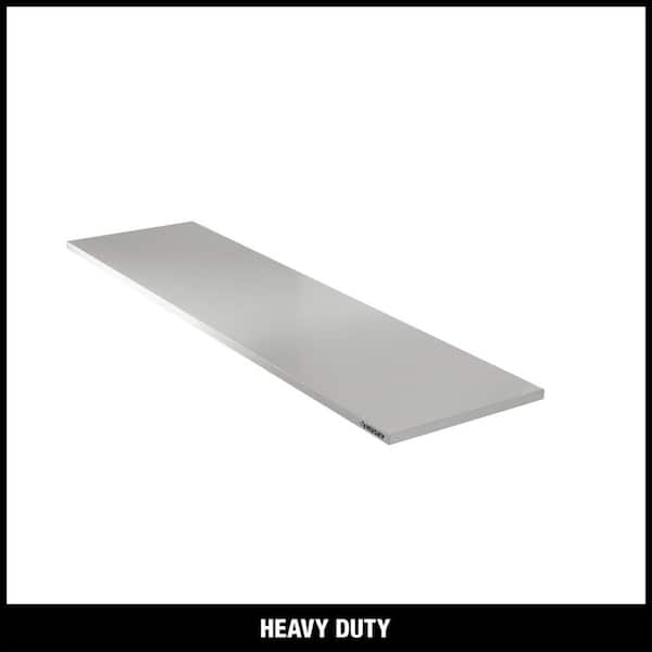 Husky 84 in. Stainless Steel Work Surface for Heavy Duty Welded Steel Garage Storage System