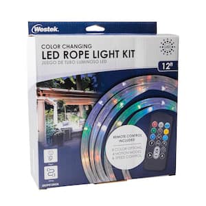 12 ft. Integrated LED Indoor/Outdoor Rope Light with RGB Color Controls