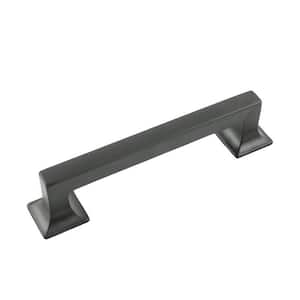 Studio Collection Pull 5-1/16 in. (128mm) Center to Center Matte Black Finish Zinc Bar Pull (1-Pack)