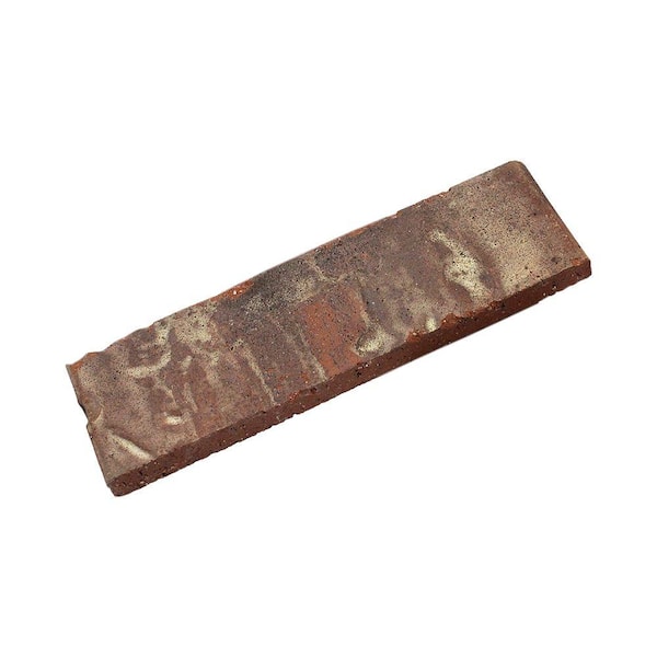 Old Mill Brick Sample Independence 7.625 in. x 2.25 in. x 0.5 in. Genuine Clay Thin Brick (3-Piece)