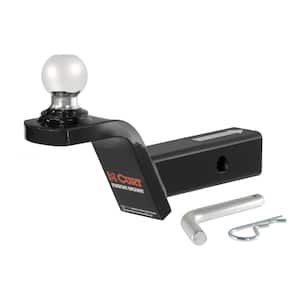 5,000 lbs. 2 in. Rise Fusion Trailer Hitch Ball Mount Draw Bar with 1-7/8 in. Ball (2 in. Shank)