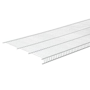 Close Mesh 144 in. L x 20 in. D White Ventilated Wire Closet Shelf