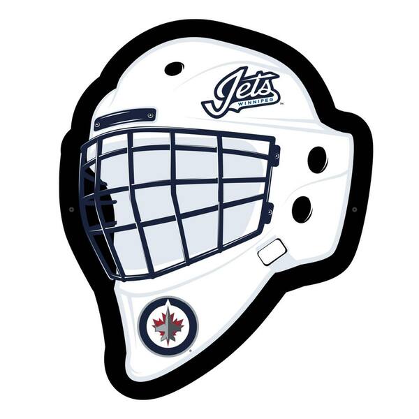 Evergreen Winnipeg Jets Helmet 19 in. x 15 in. Plug-in LED Lighted Sign ...