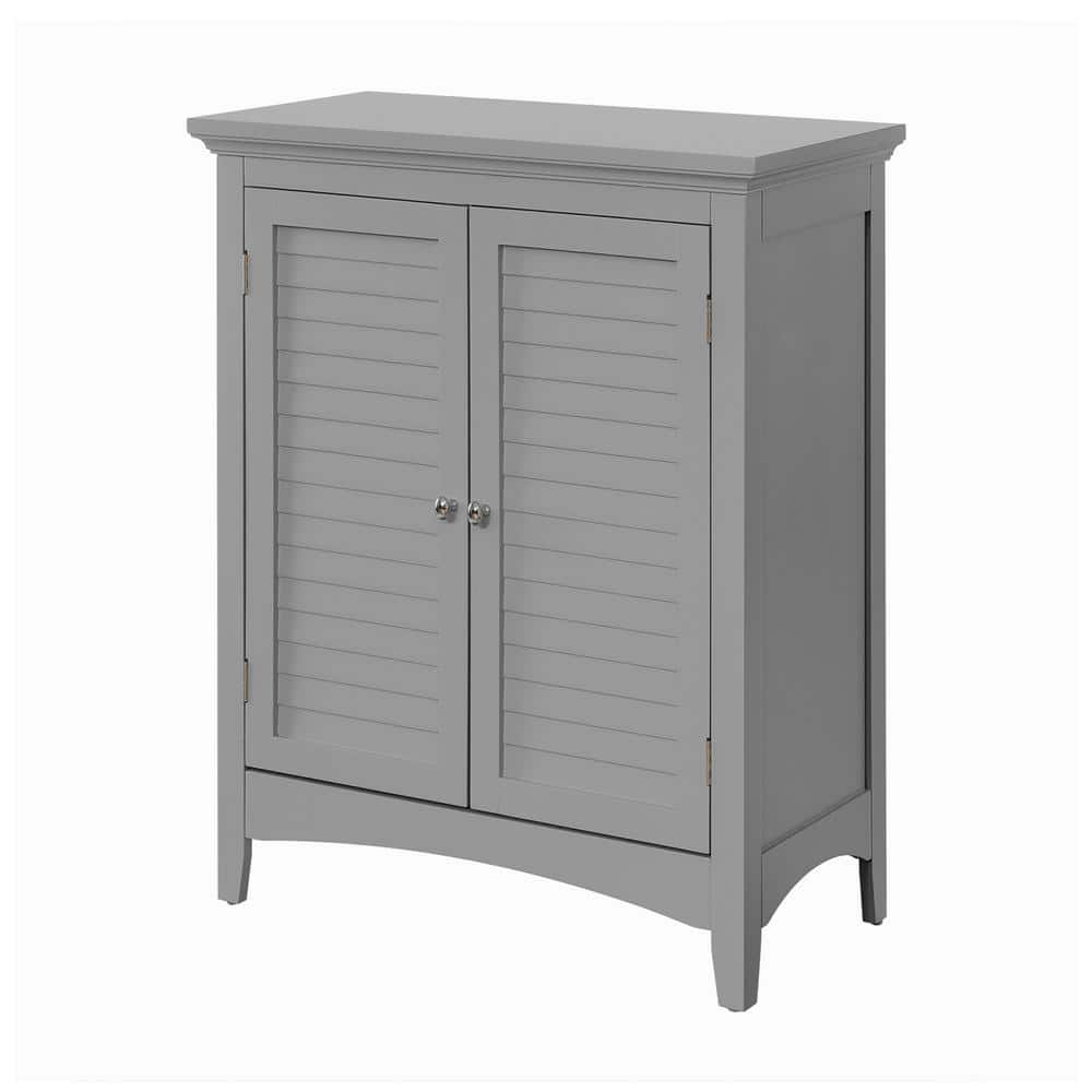 Teamson Home Glancy 26 in. W x 13 in. D x 32 in. H Gray Wooden Linen