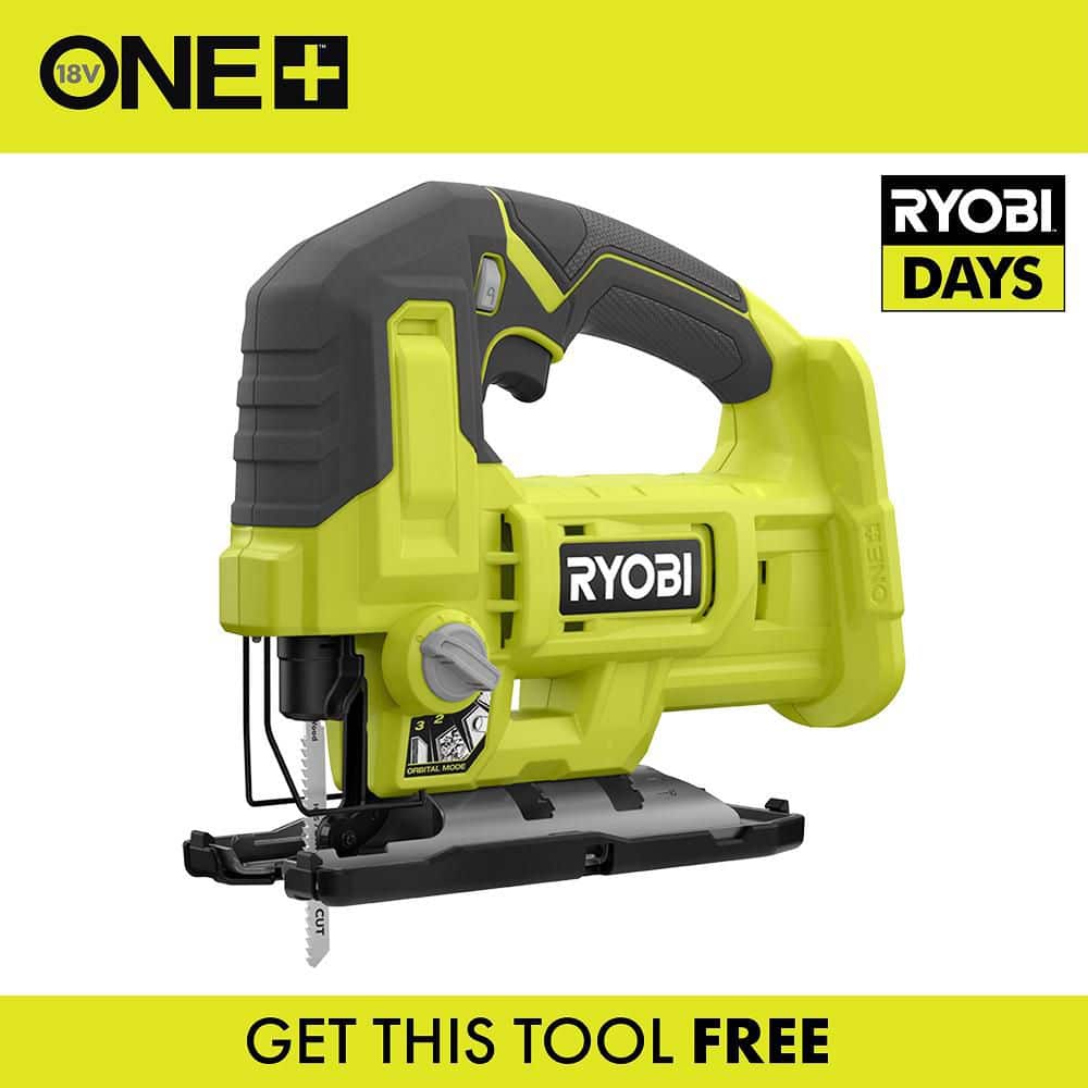RYOBI ONE+ 18V Cordless Jig Saw (Tool Only) PCL525B - The Home Depot