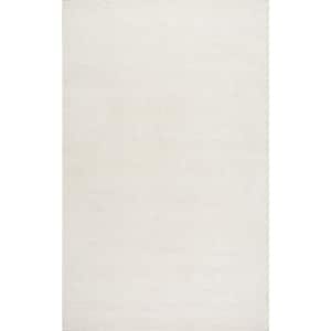 Strother Geometric Ivory 5 ft. x 8 ft. Area Rug