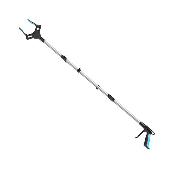 44 in. Grabber Reacher Tool Heavy Duty Foldable Arm Extension with Rotating Anti-Slip Jaw Magnetic Tip