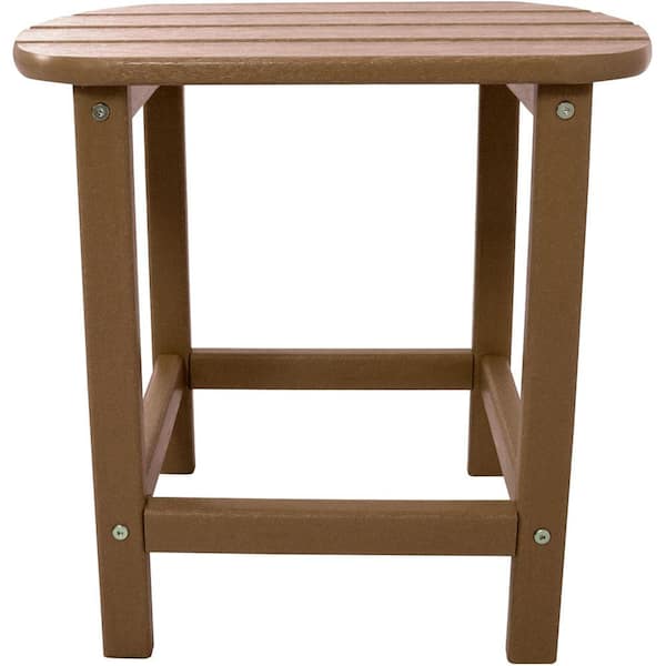 Hanover Teak All-Weather Patio Side Table