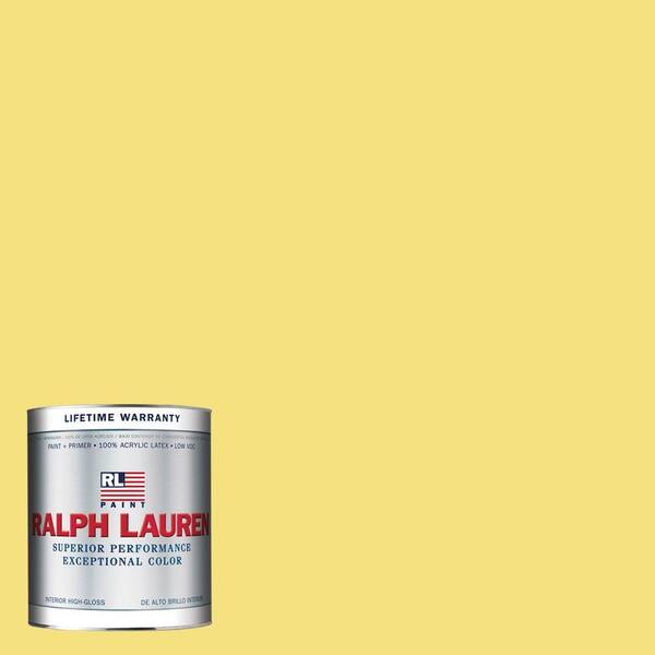 Ralph Lauren 1-qt. Collegiate Yellow Hi-Gloss Interior Paint