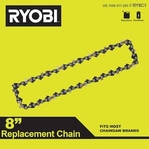 8 in. 0.043 Gauge Replacement Chainsaw Chain, 33 Links (Single Pack)