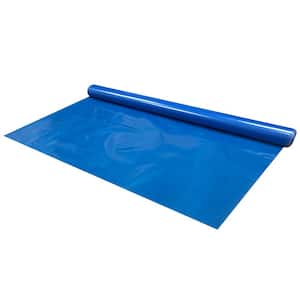300 sq. ft. 3-15/16 ft. x 76-1/5 ft. x 6 mil Blue Virgin Polyethylene Moisture Barrier and Vapor Barrier Underlayment