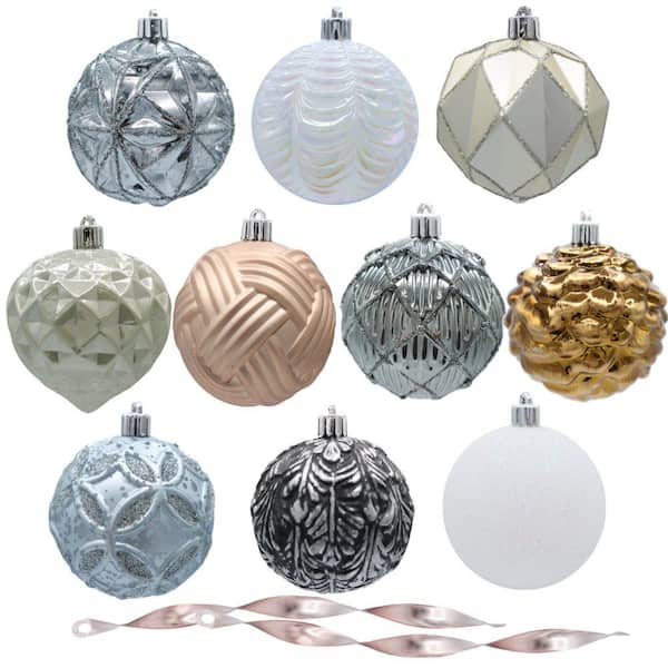 Home Accents Holiday Ashford Meadows 80 mm Assorted Ornament (75-Count)
