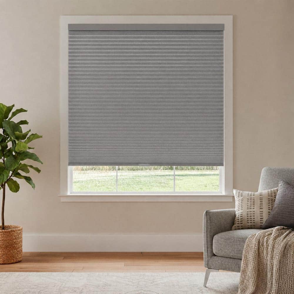 "Cut-to-Width Gray Light Filtering Cordless Double Cell Cellular Shades - 31""W X 48""H" price history on PriceWatchPro