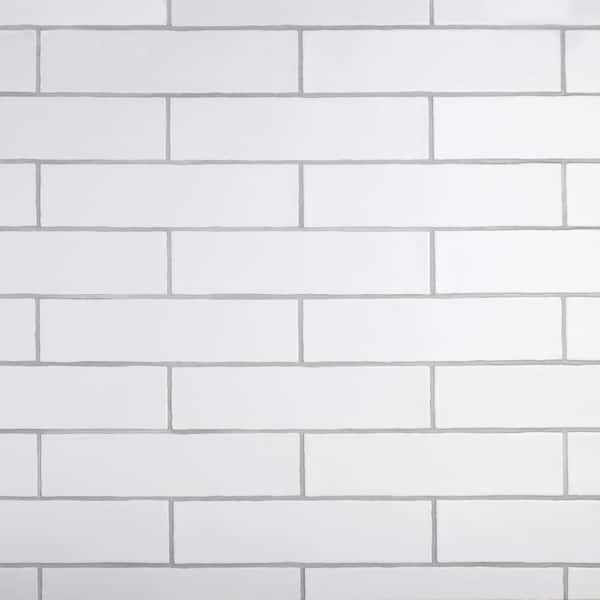 Merola Tile Chester Matte Bianco 3 in. x 12 in. Ceramic Wall Subway Tile (5.93 sq. ft. / Case) Merola Tile Chester Matte Bianco 3 in. x 12 in. Ceramic Wall Subway Tile (5.93 sq. ft. / Case)