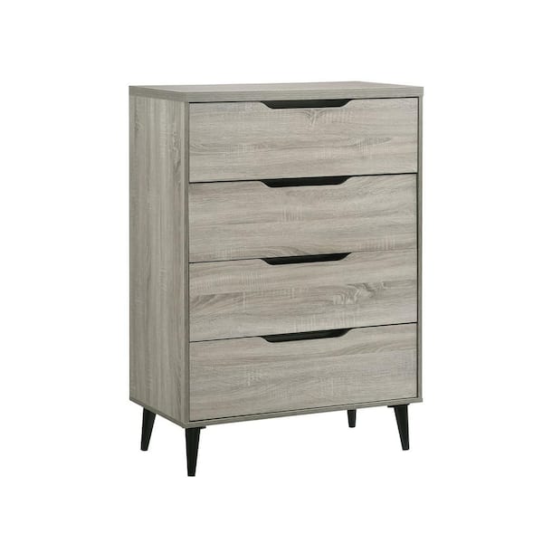 Picket House Furnishings Cohen 4-Drawer Chest in Grey