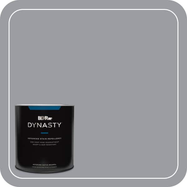 BEHR DYNASTY 1 qt. #PPU26-20 Smokey Lilac Satin Enamel Interior Stain-Blocking Paint & Primer