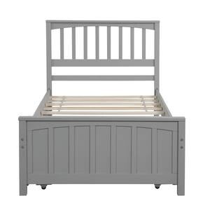 Vivian Gray Twin size Platform Bed with Trundle