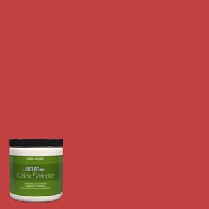 8 oz. #150B-7 Poinsettia Semi-Gloss Interior/Exterior Paint & Primer Color Sample
