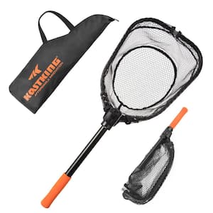 31 in. Lightweight Portable PVC Fishing Net with Soft EVA Foam Handle and Fish-Friendly Mesh