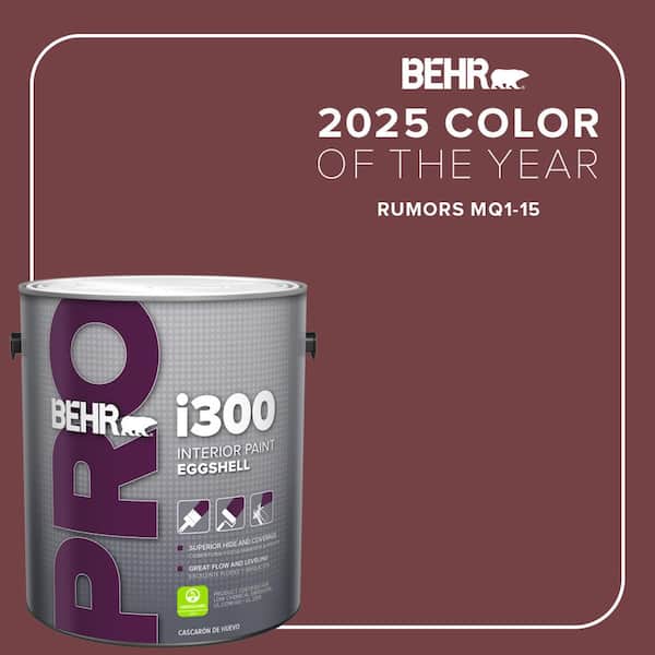 1 gal. #MQ1-15 Rumors Eggshell Interior Paint