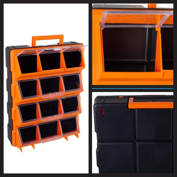 Durable 8 Drawer Bins Cabinet Plastic Parts Storage Oganizer