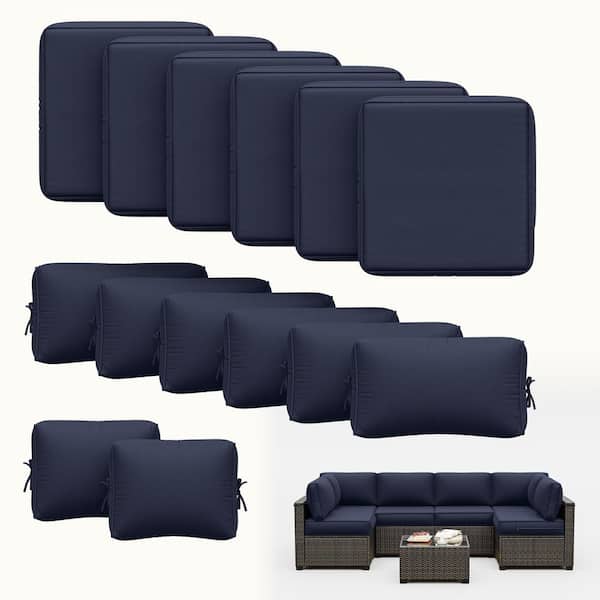 WNP 14-Piece Outdoor Cushion Cover Set (Slipcovers Only