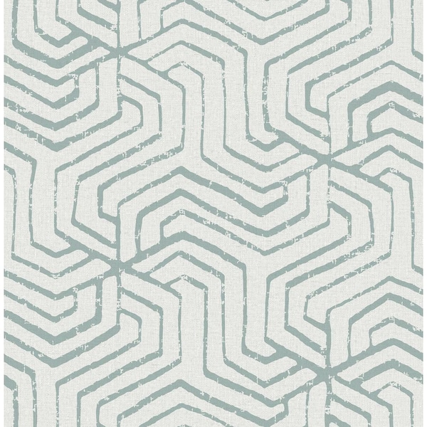NuWallpaper Sage Farrow Peel and Stick Peel and Stick/Removable Vinyl Wallpaper