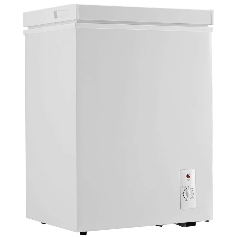 4.5 cu. ft. Manual Defrost Chest Freezer with 7 Gears Temp Control Removable Basket in White for Garage/Dorm/Kitchen price history on PriceWatchPro