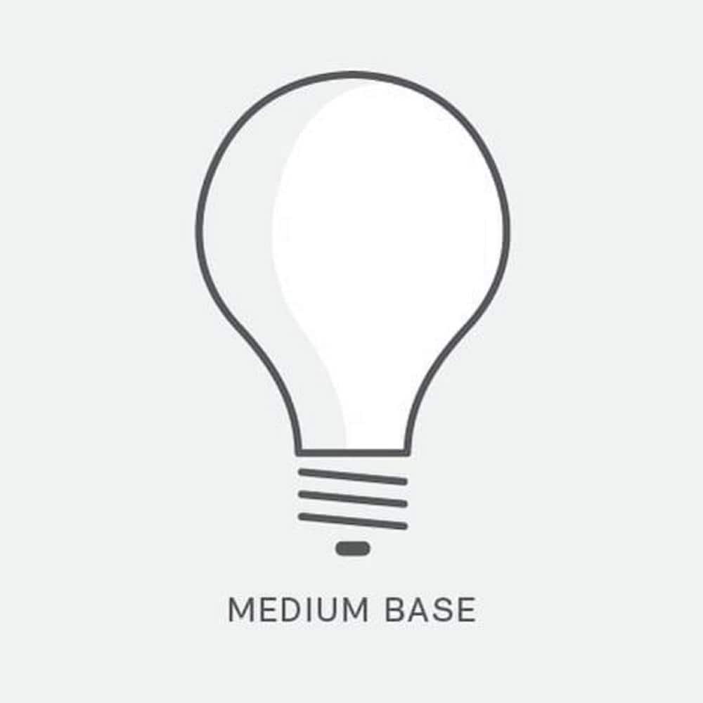 Midnight Black Nickel 2-Light Semi-Flush Mount with Clear Glass