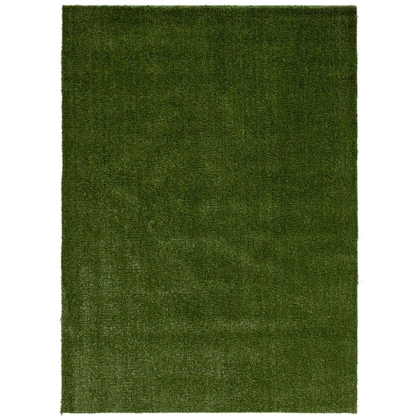 Natco 48oz Pet Turf 7.5 ft. L x 9 ft. L Field Green Artificial Grass Rug