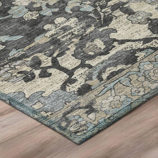 Chantille Machine Washable Indoor/Outdoor Abstract ACN3165 Gray 3 ft. x 5 ft. Area Rug
