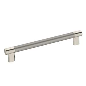 Esquire 8 in. (203 mm) Polished Nickel/Stainless Steel Drawer Pull