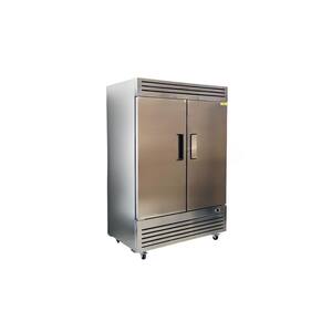 54 in. 47 cu. ft. Commercial NSF Reach in Two Door Refrigerator EA60R in Stainless Steel