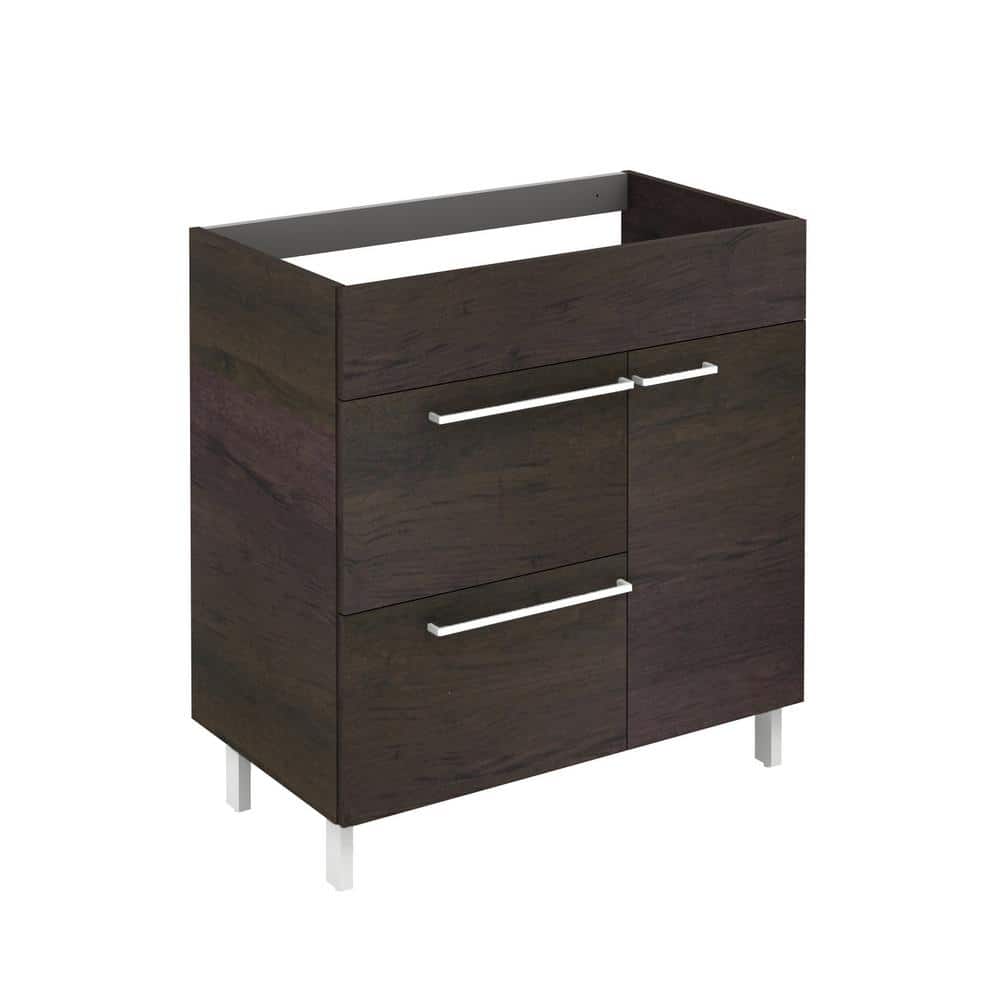 WS Bath Collections Elegance 31.5 in. W x 18.0 in. D x 32.5 in. H Bath Vanity Cabinet Only in Wenge -  Elegance80WEBa