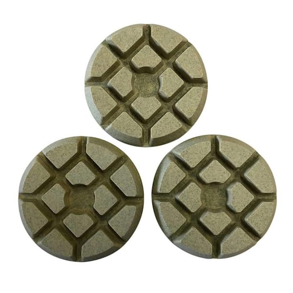 3” Metal Bond Diamond Polishing Pad for Concrete Floor 1500 Grit 