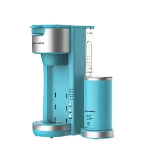 Edendirect Rebin One Cup Sky Blue Single Serce Coffee Maker for Capsule, K- Cup Pod, Reusable Filter with Automatic Shut-Off HJRY23040102 - The Home  Depot