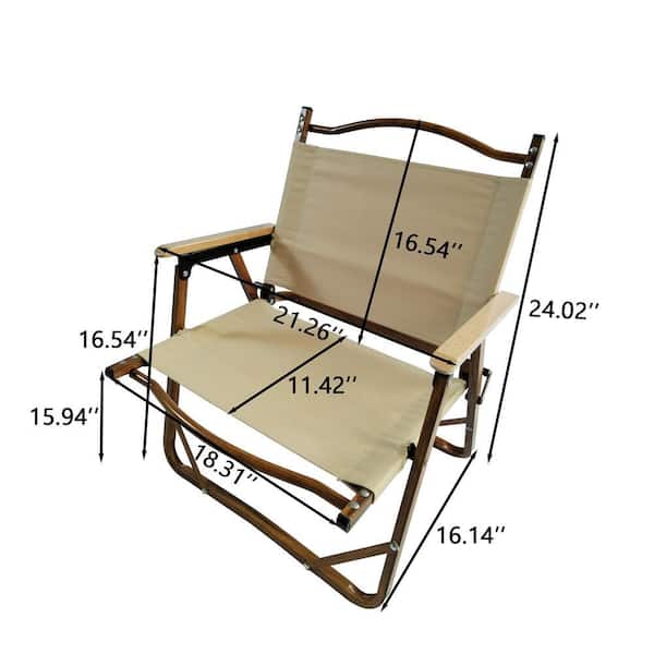 Flynama 5-Piece Metal Outdoor Camping Folding Table and Chair Set