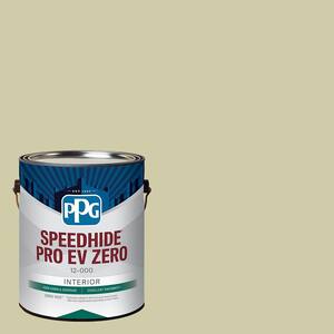 SPEEDHIDE Pro-EV Zero 1 gal. PPG1114-3 Canary Grass Flat Interior Paint