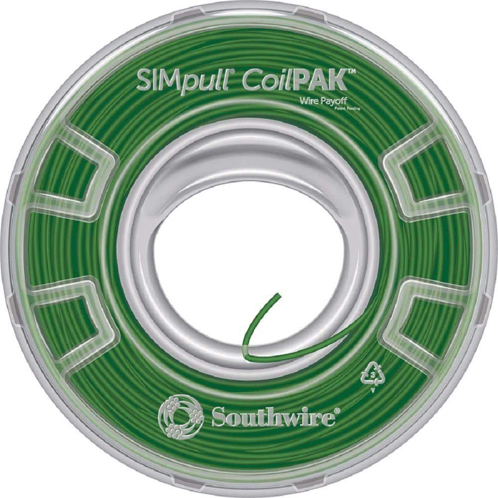 Southwire 1000 ft. 12 Green Stranded CU CoilPAK SIMpull THHN Wire