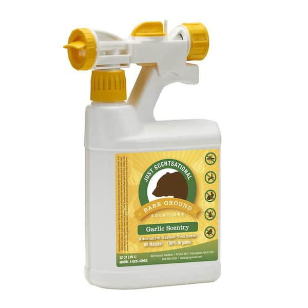 Just Scentsational 32 Oz Garlic Concentrate Pest Repellant In Hose End Sprayer Gcs 32hes The Home Depot
