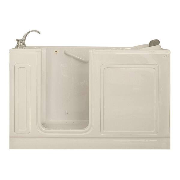 American Standard Acrylic Standard Series 60 in. x 32 in. Walk-In Whirlpool and Air Bath Tub with Quick Drain in Linen