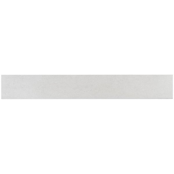 Hempstead Pearl 3.34 in. x 23.62 Matte Porcelain Floor and Wall Bullnose Tile