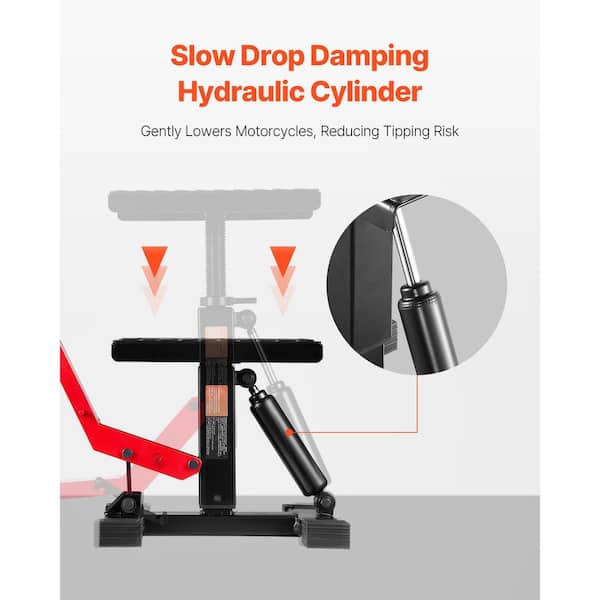 SKYSHALO Dirt Bike Lift Stand, Motorcycle Jack Lift Stand 1200lbs