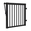 PEAK Aluminum Railing 36 in. H x 40 in. W Matte Black Aluminum Deck Railing Picket Gate 36161