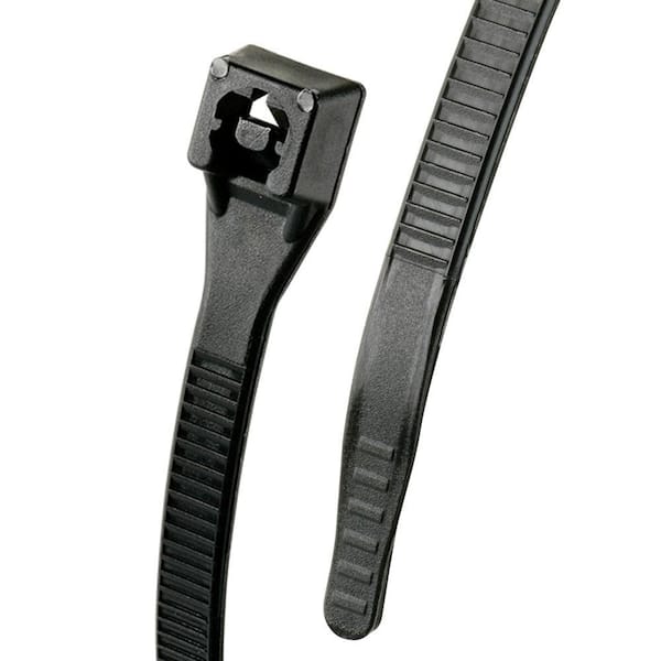 Gardner Bender 8 in. Xtreme Cable Tie, Black (100-Pack)