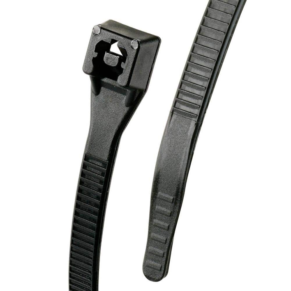 Gardner Bender 8 in. Xtreme Cable Tie, Black (100-Pack) 46