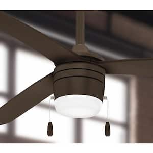 Vital 44 in. Integrated LED Indoor Oil Rubbed Bronze Ceiling Fan with Light Kit
