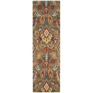 Blossom Green/Multi 2 ft. x 6 ft. Floral Runner Rug