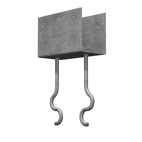 Simpson Strong-Tie CCQM Hot-Dip Galvanized Column Cap for 5-1/2 in. Beam, with Strong-Drive SDS Screws